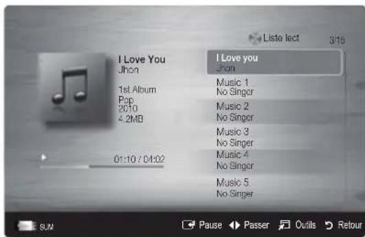 SAMSUNG UE55C6000RK - Lecture de musique - 1
