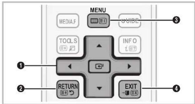 SAMSUNG UE55C6000RK - How to Navigate Menus - 1