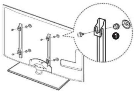 SAMSUNG UE55C6540SK - Préparation avant l'installation d'un dispositif de fixation murale - 2