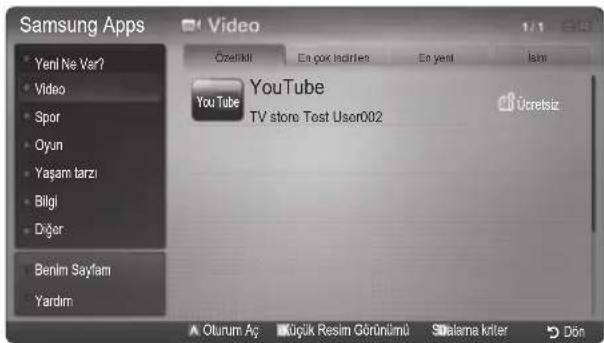SAMSUNG UE55C6540SK - Samsung Apps - 1