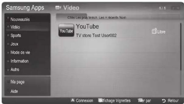 SAMSUNG UE55C6540SK - Samsung Apps - 1