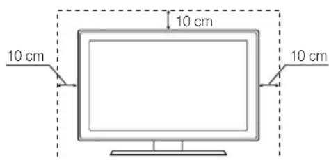 SAMSUNG UE55C6540SK - Bir standla monte etme. Bir duvar montajiyla monte etme. - 1