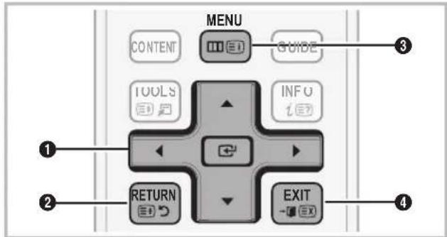 SAMSUNG UE55C6540SK - How to Navigate Menus - 1