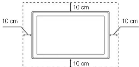 SAMSUNG UE55C6540SK - Instalacao com uma base. Instalacao com um suporte de montagem na parede - 2