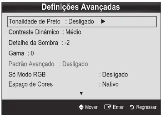SAMSUNG UE55C6540SK - Definições Avançadas - 1