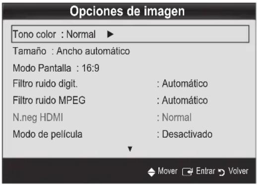 SAMSUNG UE55C6540SK - Opiones deImagen - 1