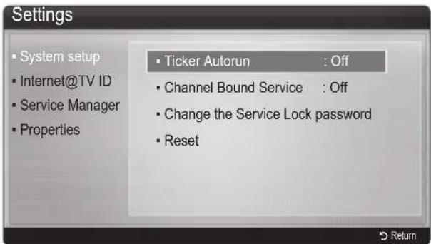 SAMSUNG UE55C6540SK - Settings - 1