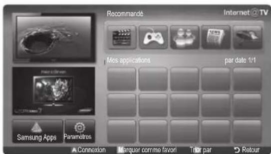 SAMSUNG UE55C6540SK - Mise en route d'Internet@TV - 2