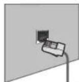SAMSUNG UE55C6540SK - Conexión a una red por cable - 1