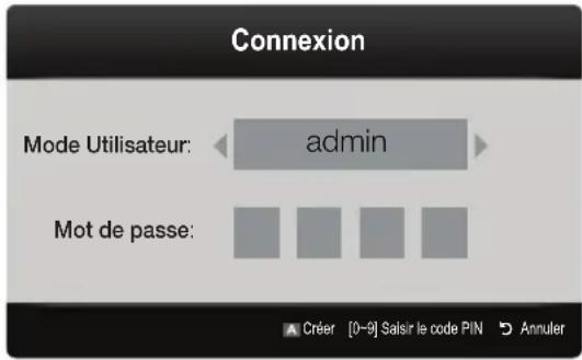 SAMSUNG UE55C6540SK - Connexion au compte - 1