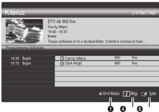 SAMSUNG UE55C6540SK - Programlanmis Görunümü Kullanma - 1