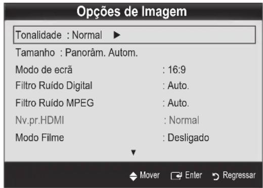 SAMSUNG UE55C6540SK - Opçoes de Imagem - 1