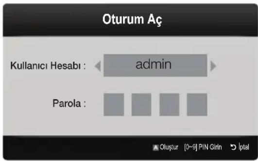 SAMSUNG UE55C6540SK - Hesap Girişi - 1