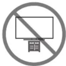 SAMSUNG UE49MU8005T - Sikkerhetsforholdsregler: Feste TV-en til veggen for Å unngå at den faller - 1