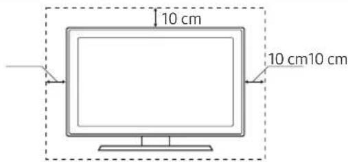 SAMSUNG UE49MU8005T - Providing proper ventilation for your TV - 1