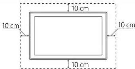 SAMSUNG UE49MU6475U - Sørg for korrekt ventilation til dit tv - 2