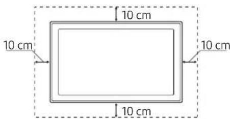 SAMSUNG UE49MU6105K - Television ilmankierron takaaminen - 2