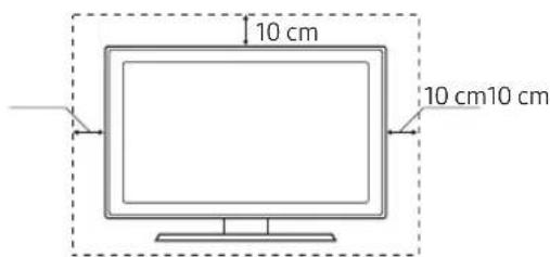 SAMSUNG UE49MU6105K - Television ilmankierron takaaminen - 1