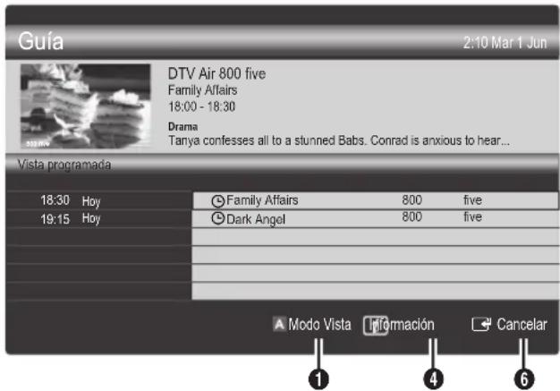 SAMSUNG UE65C8000XW - Uso de la vista planificada - 1