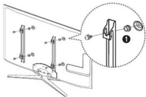 SAMSUNG UE65C8000XW - Assemblage du cache - 1