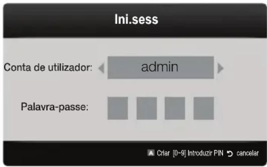 SAMSUNG UE65C8000XW - Início de sessão da conta - 1