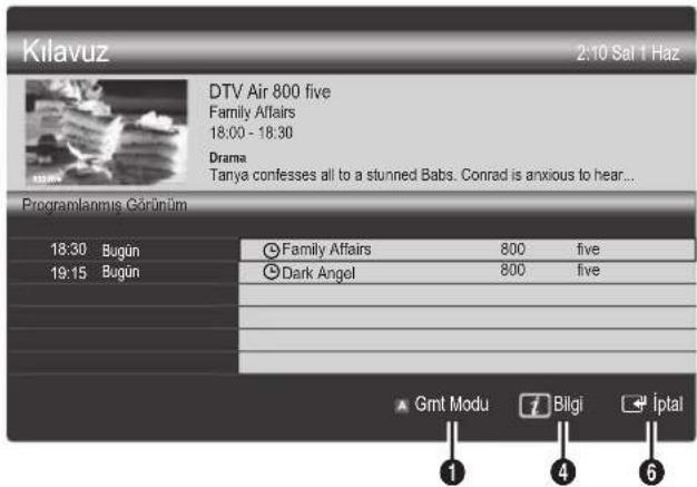 SAMSUNG UE65C8000XW - Programlanmış Görünümü Kullanma - 1