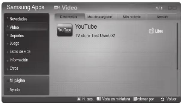 SAMSUNG UE65C8000XW - Samsung Apps - 1