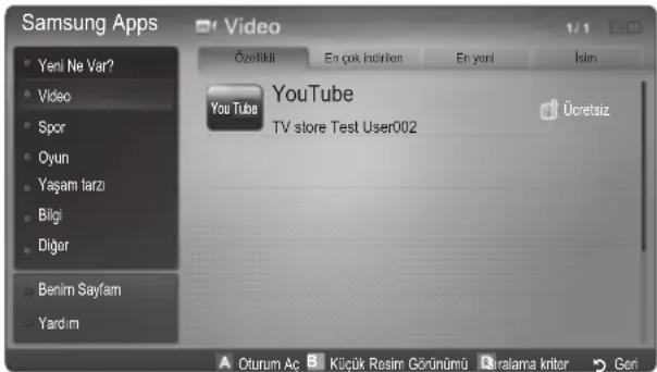 SAMSUNG UE65C8000XW - Samsung Apps - 1