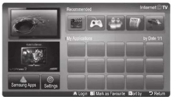 SAMSUNG UE65C8000XW - Getting Started with Internet@TV - 2