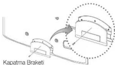 SAMSUNG UE65C8000XW - Kapatma Braketinin Montaji - 1