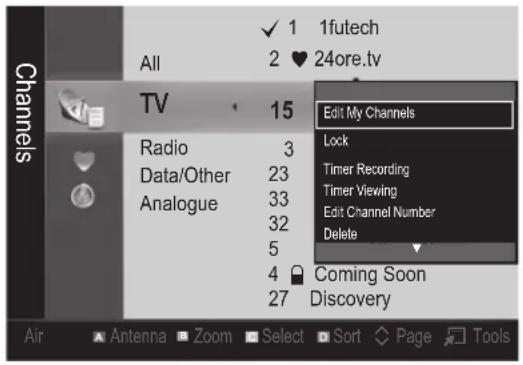 SAMSUNG UE65C8000XW - Osnovne funkcije - 1
