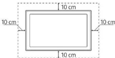 SAMSUNG UE55MU7055T - Ventilación adecuada del televisor - 2