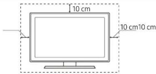 SAMSUNG UE55MU7055T - Providing proper ventilation for your TV - 1