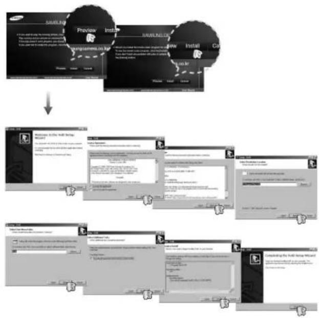 SAMSUNG Digimax S1030 - 安裝應用程式軟體 - 3