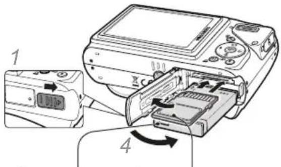 SAMSUNG WB510 - Inserting the battery and memory card Charging the battery - 1