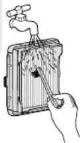 SAMSUNG SC7376 - - EMPTYING THE CASSETTE FILTER - 7