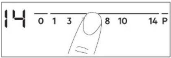 AEG IKE63441FB - Значение мощности нагрева - 1