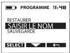 XP Deus 2.0 - Modifier un nom de programme - 1