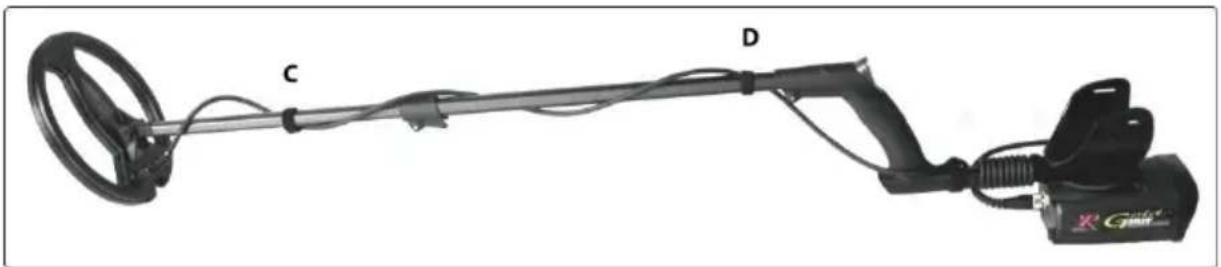 XP ADX150 - Option 1: Installation du boitier sur la canne - 4