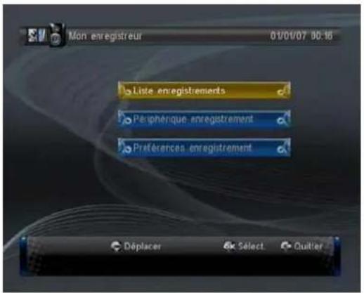 Lenson LT 5010 - Liste enregistrements - 1