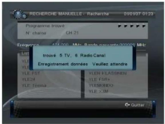 Lenson LT 5010 - Recherche manuelle des chaînes - 2