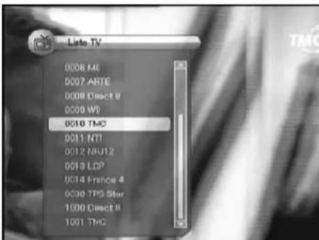 Lenson LT 6002 - Listes des chaînes radio et TV - 1