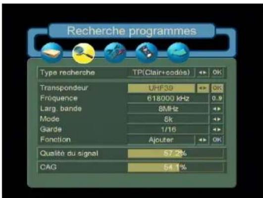 Lenson LT 5006 - Recherche programmes - 1