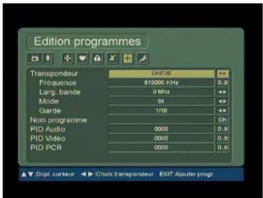 Lenson LT 5006 - Ajouter un programme - 1