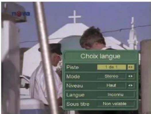 Lenson LT 5006 - Choix de la langue - 1