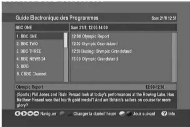 Lenson LT 4007 - GUIDE électronique des programmes (7 JOURS EPG) - 3
