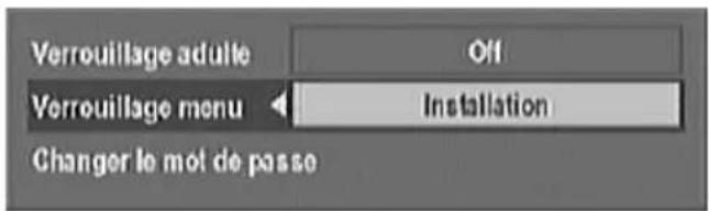 Lenson LT 4007 - Ii. verrouillage menu - 2