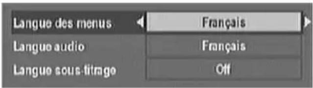 Lenson LT 4007 - Definition de la language - 1