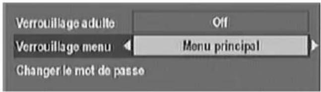 Lenson LT 4007 - Ii. verrouillage menu - 1