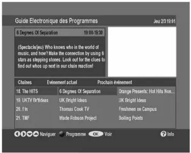 Lenson LT 4007 - GUIDE électronique des programmes (7 JOURS EPG) - 1